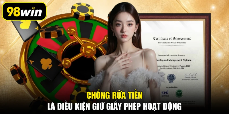 Chống rửa tiền là điều kiện giữ giấy phép hoạt động