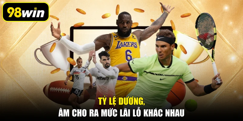 Tỷ lệ dương, âm cho ra mức lãi lỗ khác nhau